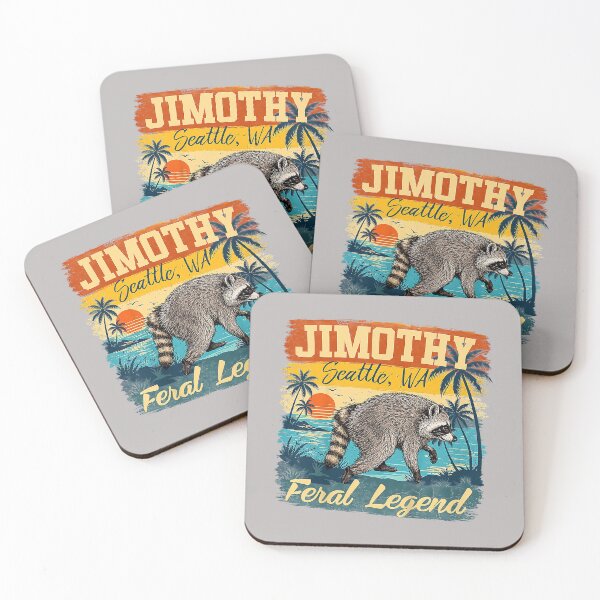 Item preview, Vintage Jimothy Raccoon Feral Legend Wildlife Viral Meme designed and sold by mjohnson9.