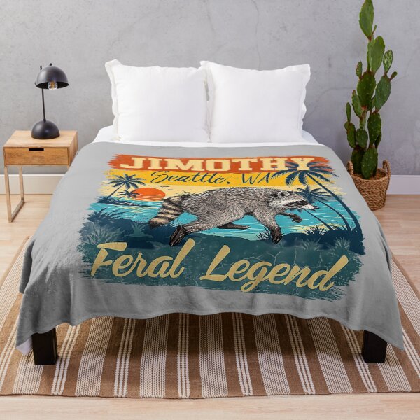 Item preview, Vintage Jimothy Raccoon Feral Legend Wildlife Viral Meme designed and sold by mjohnson9.