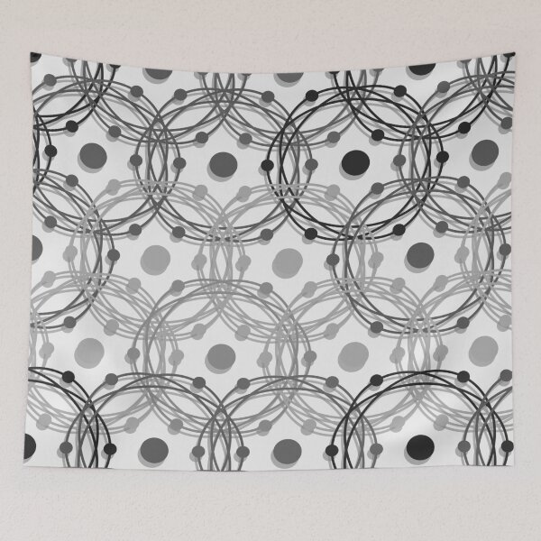 Item preview, Orbital Connections Monochrome designed and sold by TexSta.