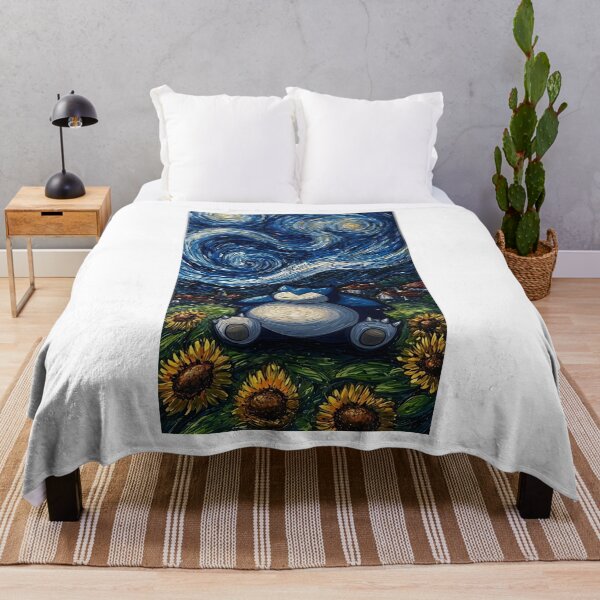 Item preview, Sleeping Blue Monster Under The Stars designed and sold by Mystic & Celestial Art.