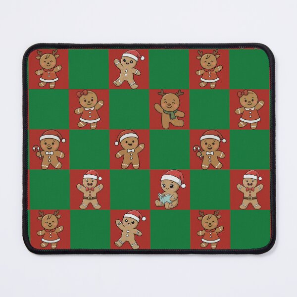 Item preview, Cute Kawaii Gingerbread Family Christmas Checkerboard designed and sold by Uniquely Yours.
