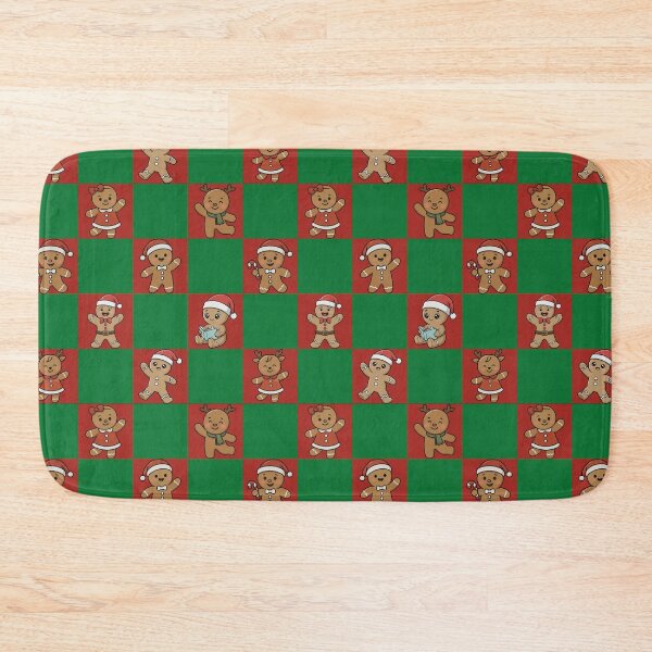 Item preview, Cute Kawaii Gingerbread Family Christmas Checkerboard designed and sold by Uniquely Yours.