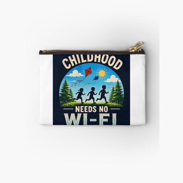 Item preview, Childhood Needs No Wi-Fi | Retro Outdoor Nostalgia designed and sold by alexcorporation.