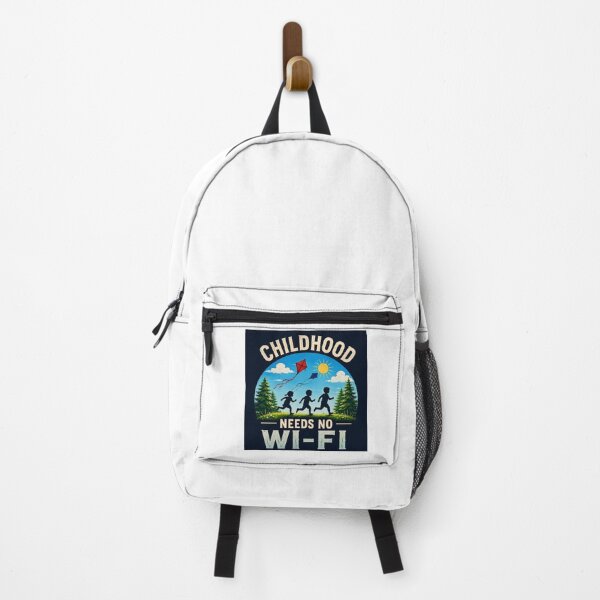 Item preview, Childhood Needs No Wi-Fi | Retro Outdoor Nostalgia designed and sold by alexcorporation.