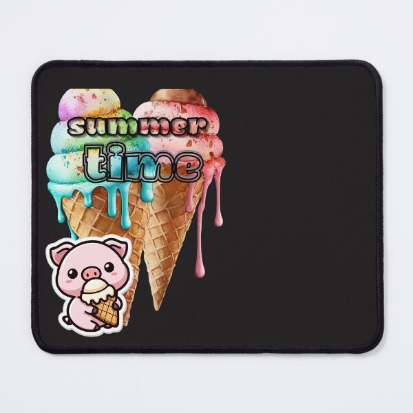 Item preview, Cute Kawaii Piggy Summer Ice Cream designed and sold by MIKEASHOP156.