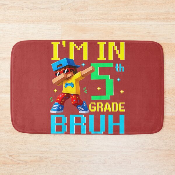 Item preview, Bruh I'm in 5th Grade Gamer First Day of School Gaming Kids designed and sold by melodycook.
