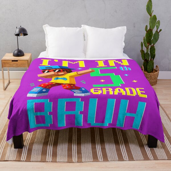 Item preview, Bruh I'm in 5th Grade Gamer First Day of School Gaming Kids designed and sold by melodycook.