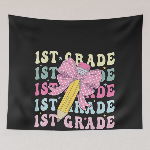Item preview, 1st Grade Vibes Girl Coquette Bow First Grade Back to School designed and sold by CriseldaBruning.