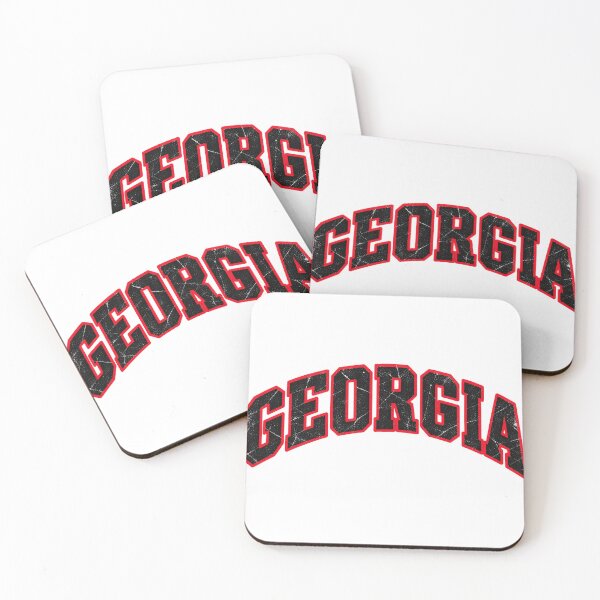 Item preview, Georgia Vintage Collegiate Distressed Arched Varsity Graphic Tee designed and sold by TM DESIGNS AND MORE.