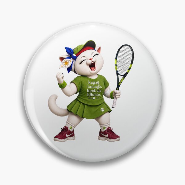 Item preview, Tennis player cat designed and sold by SHARAMDARA.