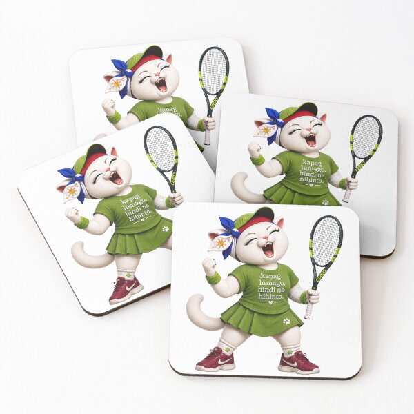 Item preview, Tennis player cat designed and sold by SHARAMDARA.