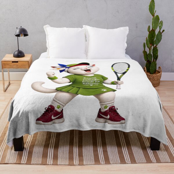 Item preview, Tennis player cat designed and sold by SHARAMDARA.