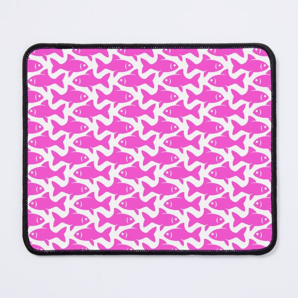 Item preview, Fish Pattern (pink on white) designed and sold by JMParadis.