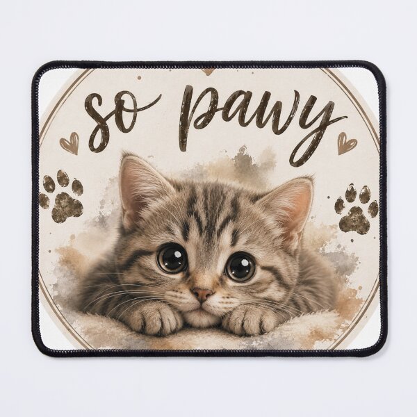 Item preview, So Pawy Sad Puppy | Cute Puppy Lover Digital Art | Adorable Cat Illustration | Pet Lover Printable | Dog Mom Gift | Puppy Sticker Design designed and sold by Ginastle26.