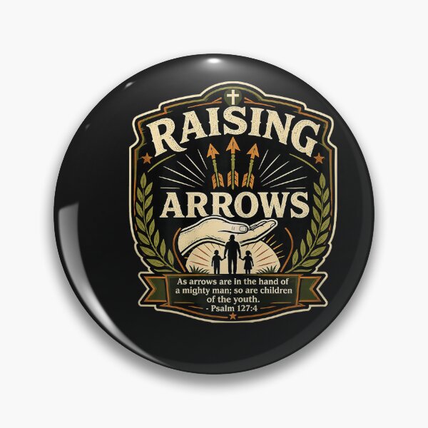 Item preview, Christian Fathers Day Psalm 127 4 Raising Arrows Heritage designed and sold by FrankIsabel.
