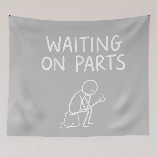 Item preview, Waiting On Parts Funny Mechanic Handyman Humor designed and sold by mjohnson9.