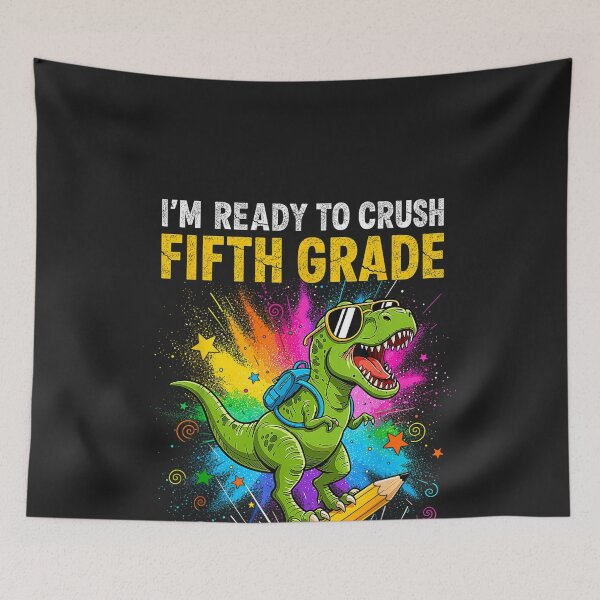 Item preview, 5th Grade Fifth Grade Dinosaur Back to School First Day Boys designed and sold by CriseldaBruning.