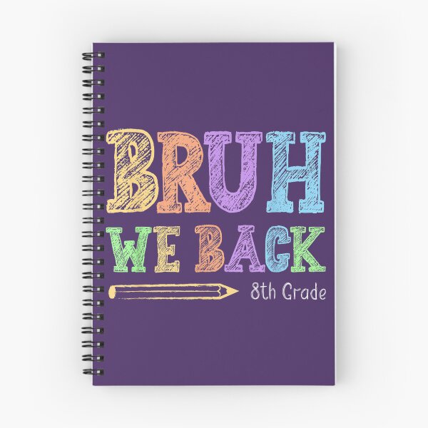 Item preview, Bruh We Back 8th Grade First Day Back to School Teachers designed and sold by melodycook.