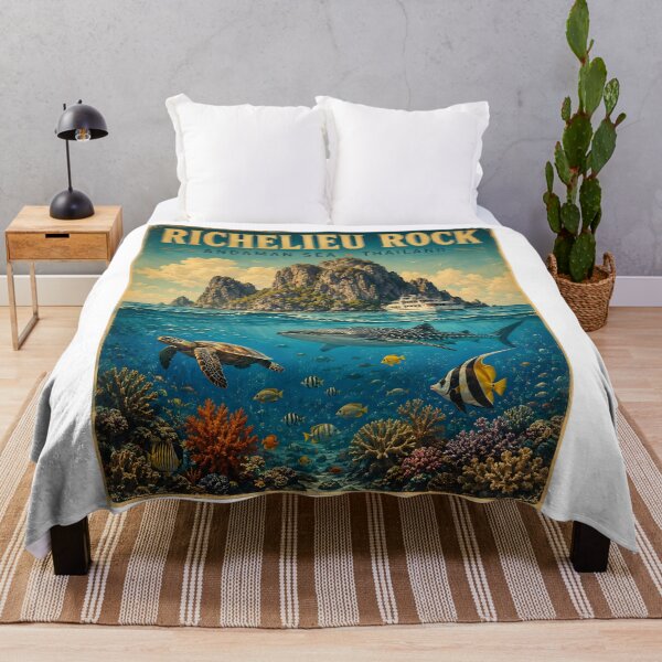 Item preview, RICHELIEU ROCK – Vintage Travel Poster designed and sold by Spirit of Siam.