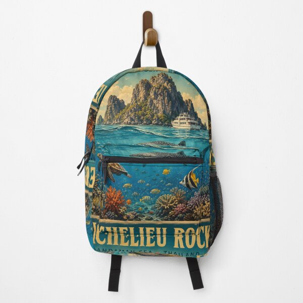 Item preview, RICHELIEU ROCK – Vintage Travel Poster designed and sold by Spirit of Siam.