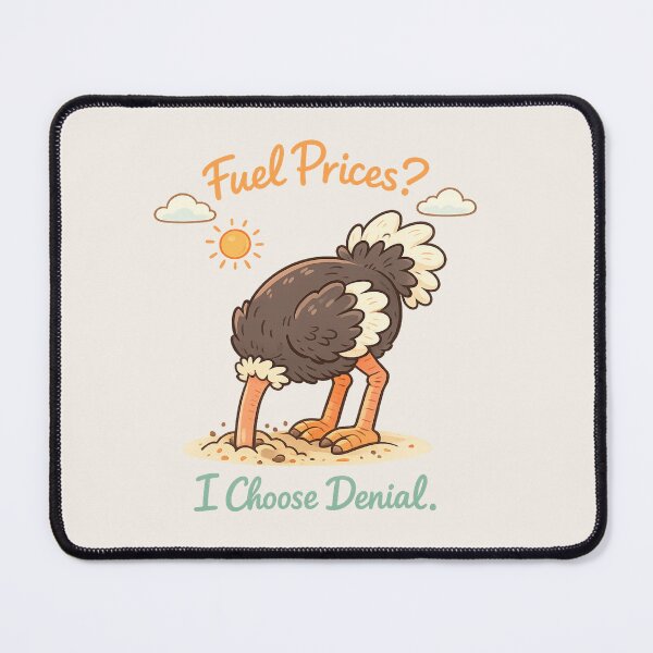Item preview, Cute Ostrich Denial Meme | Kawaii Fuel Prices Humor Pastel Cartoon Animal designed and sold by Moons Studio.