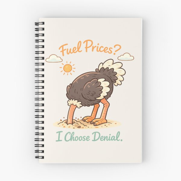 Item preview, Cute Ostrich Denial Meme | Kawaii Fuel Prices Humor Pastel Cartoon Animal designed and sold by Moons Studio.
