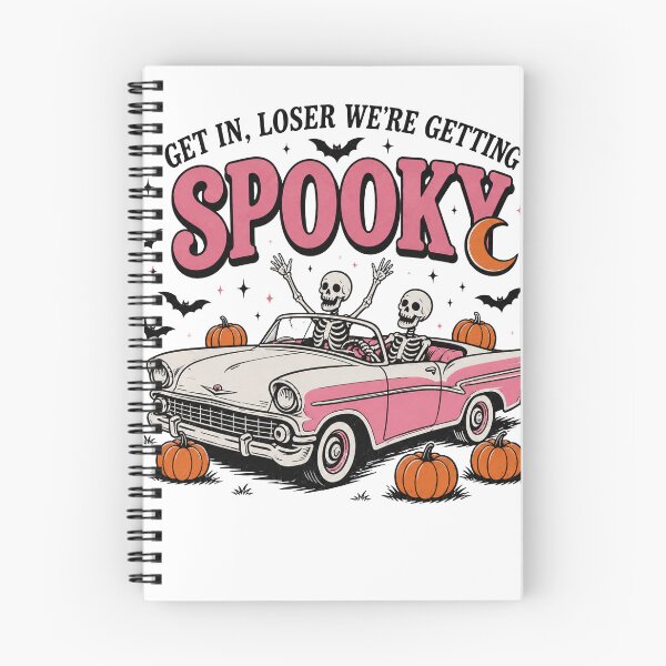 Item preview, Get In Loser We’re Getting Spooky Skeleton Ride designed and sold by KireVeronica.