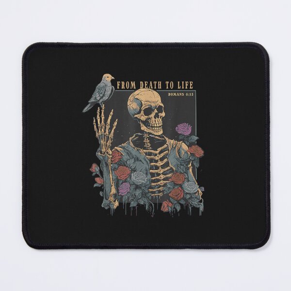 Item preview, Christian Vintage Gothic Skeleton Bible Quote Romans 6 13 designed and sold by FrankIsabel.