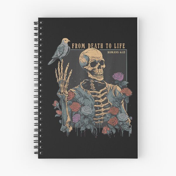 Item preview, Christian Vintage Gothic Skeleton Bible Quote Romans 6 13 designed and sold by FrankIsabel.