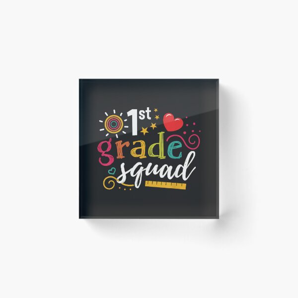 Item preview, 1st First Grade Squad Student Teacher Gift Back to School_2 designed and sold by CriseldaBruning.