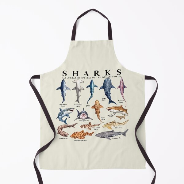 Item preview, Shark Species Marine Biology Ocean Animal Art designed and sold by haloochichi.