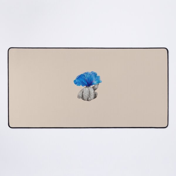 Item preview, Blue Flower Bear designed and sold by Amanda Adela Art.