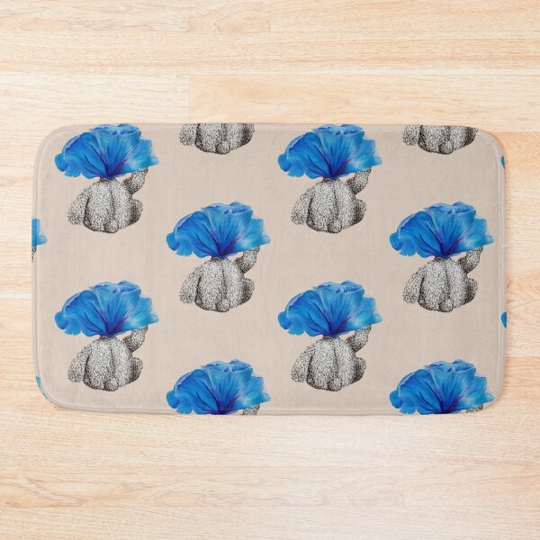 Item preview, Blue Flower Bear  designed and sold by Amanda Adela Art.