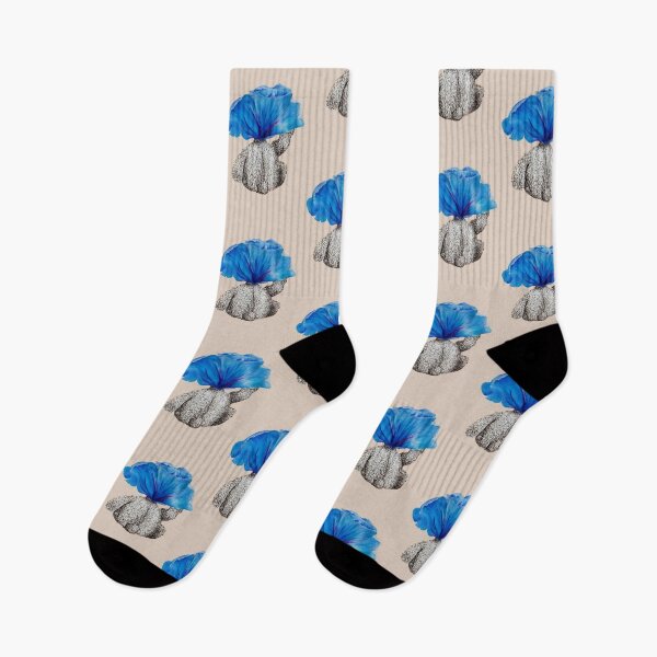 Item preview, Blue Flower Bear  designed and sold by Amanda Adela Art.