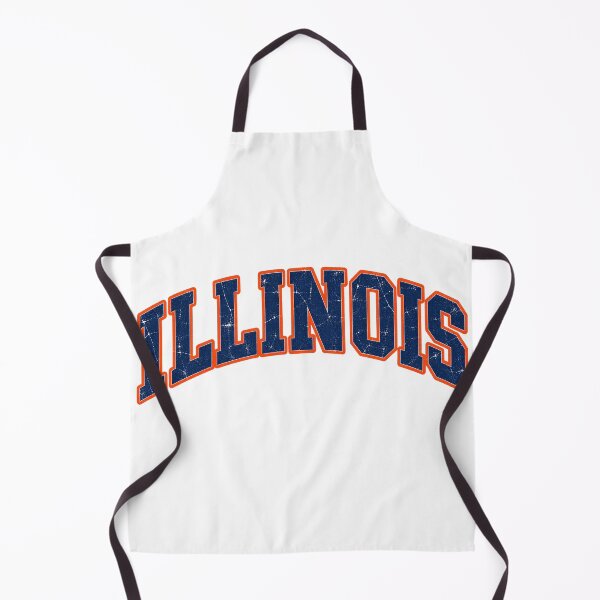 Item preview, Illinois Vintage Collegiate Distressed Arched Varsity Graphic Tee designed and sold by TM DESIGNS AND MORE.
