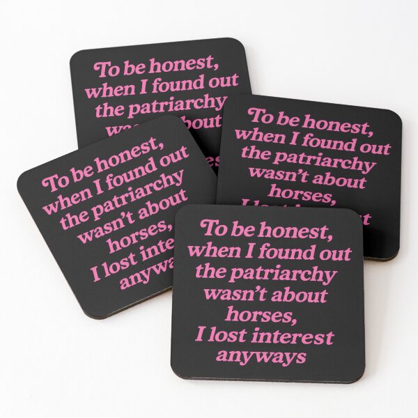 Item preview, Feminist Movie Quotes Bold Pink Retro Typography Collection designed and sold by PinUpPizzazz.