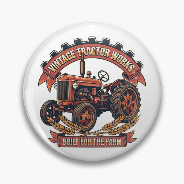Item preview, Vintage Tractor Works Antique Farm Machinery designed and sold by Mahilis.