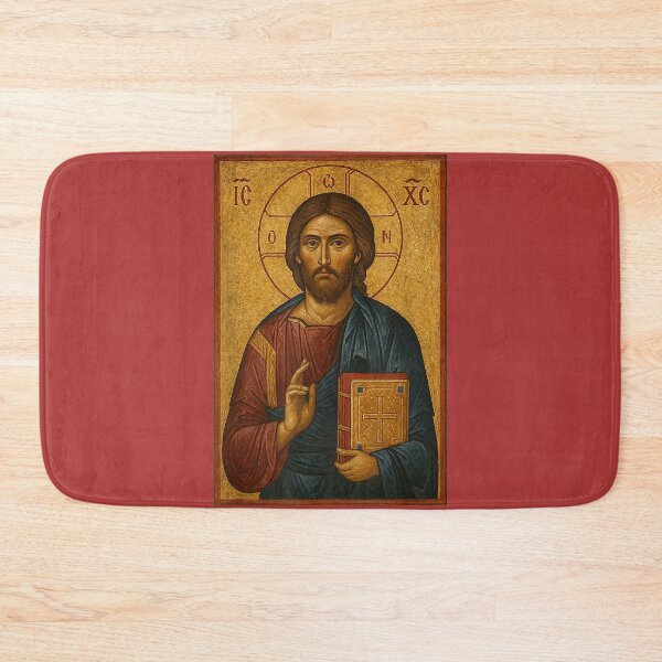 Item preview, Christian Orthodox Jesus Christ Icon designed and sold by melodycook.