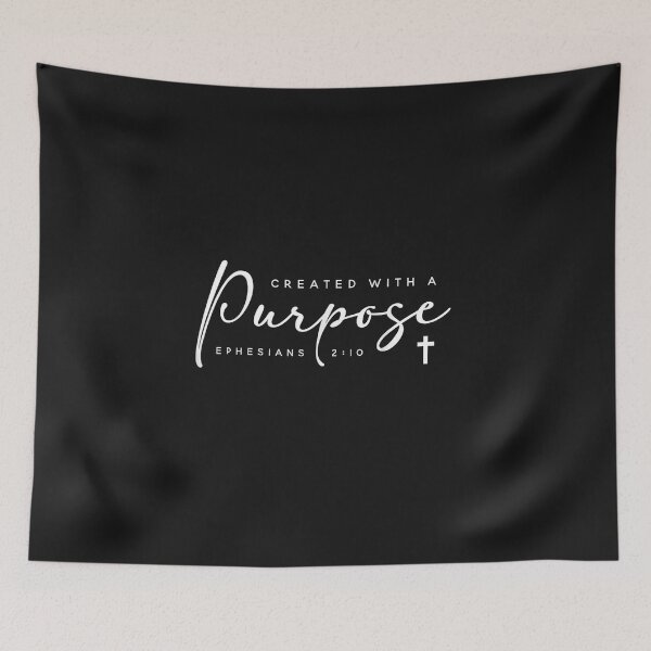 Item preview, Christians Created With A Purpose Bible Verse Faith Gift designed and sold by FrankIsabel.