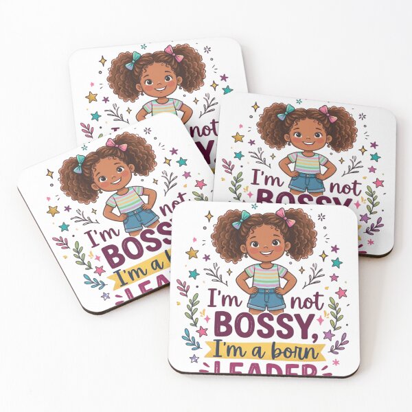 Item preview, I'm not Bossy, I'm a born Leader designed and sold by Feral Kitty Design Studio, LLC.