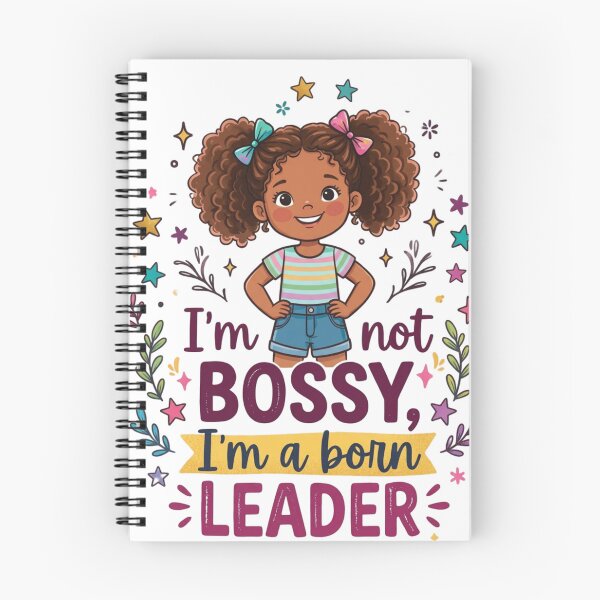 Item preview, I'm not Bossy, I'm a born Leader designed and sold by Feral Kitty Design Studio, LLC.