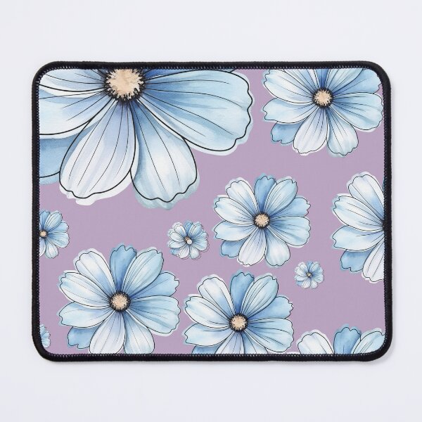 Item preview, Blue cosmos art print designed and sold by Designova10.