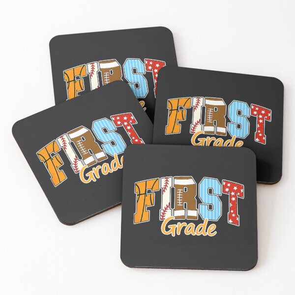 Item preview, Back to School 1st Grade Boy Football Baseball Basketball designed and sold by CriseldaBruning.