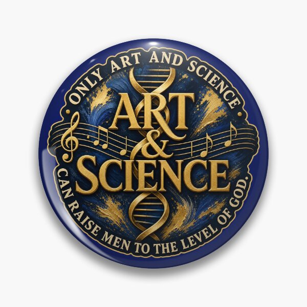 Item preview, Beethoven Quote: Only art and science can raise men to the level of God - Dark Academia Classical Music & Science Art designed and sold by DoReMiStudio.