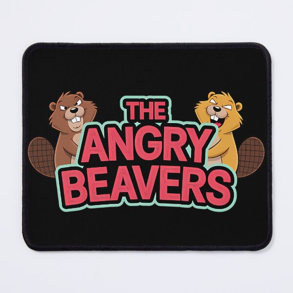 Item preview, Two Animated Brown Beavers Posing designed and sold by MahaMonner.