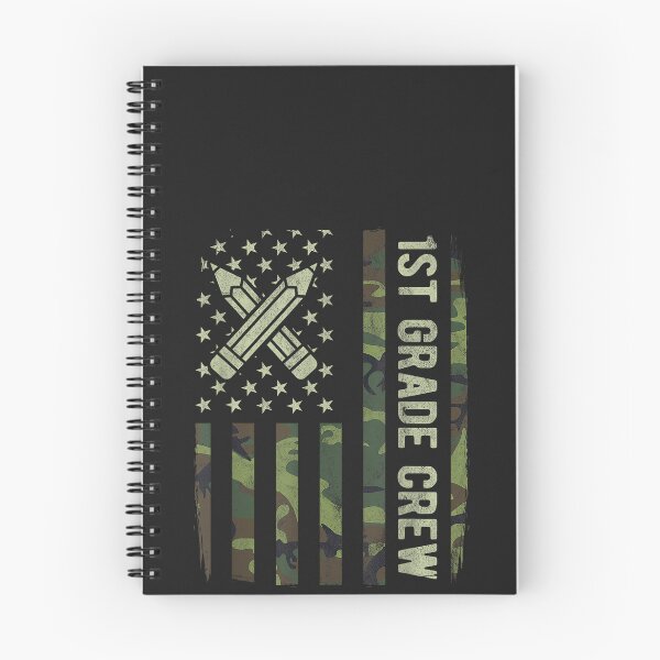 Item preview, 1st Grade Crew Camo American Flag Back to School Boys designed and sold by CriseldaBruning.
