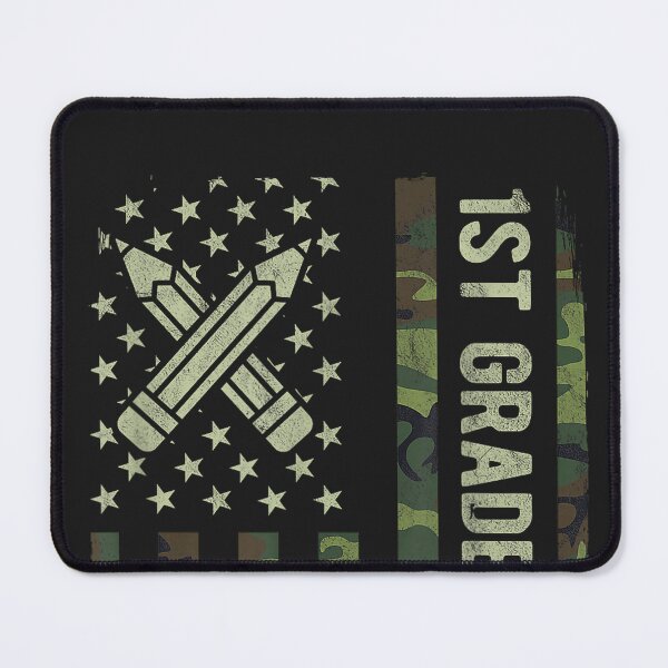 Item preview, 1st Grade Crew Camo American Flag Back to School Boys designed and sold by CriseldaBruning.