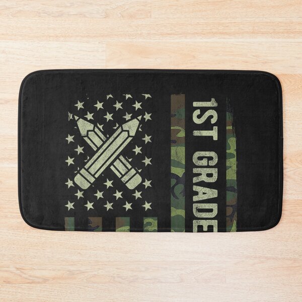 Item preview, 1st Grade Crew Camo American Flag Back to School Boys designed and sold by CriseldaBruning.