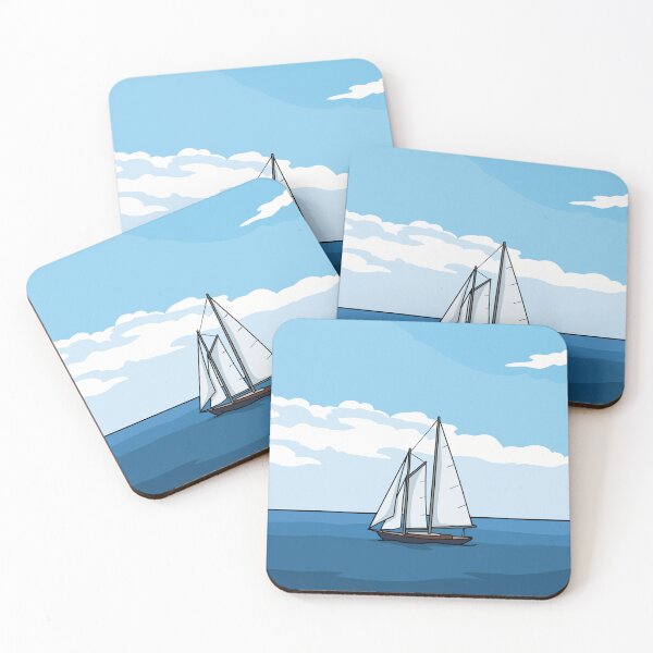 Item preview, Sailboat On The Calm Sea  designed and sold by PopPucks.