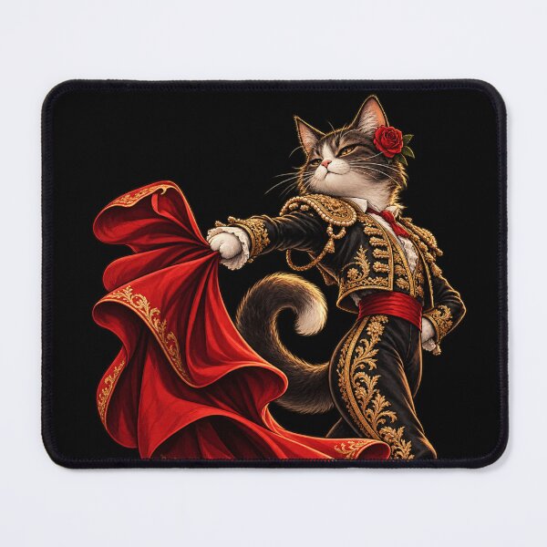 Item preview, Matador Cat Bullfighter – Spanish Flamenco Costume Art designed and sold by cozydrops.